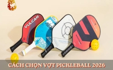 Cách chọn vợt Pickleball 2026: Toàn tập về Trọng lượng, Chất liệu, Hình dáng