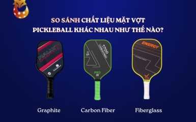 Chất liệu mặt vợt: Graphite, Carbon Fiber và Fiberglass khác nhau thế nào?