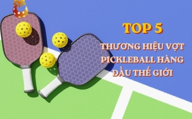 Review Top 5 thương hiệu vợt Pickleball hàng đầu thế giới 2026