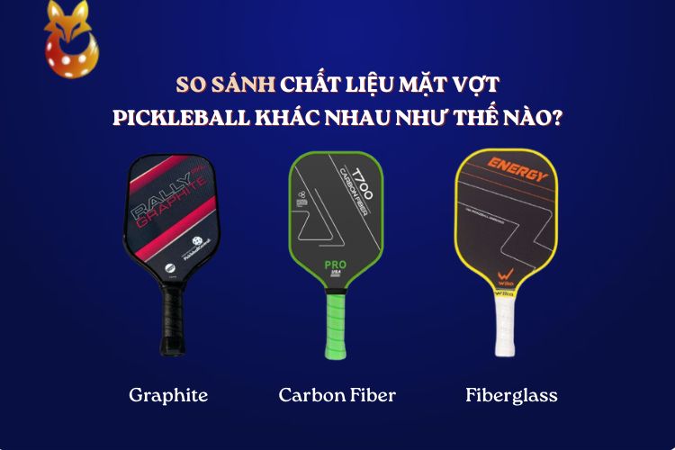 chất liệu mặt vợt pickleball