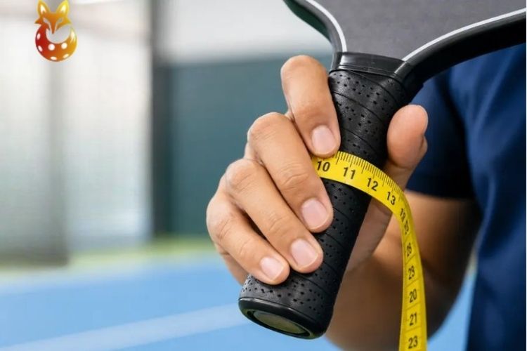 đo size cán vợt pickleball