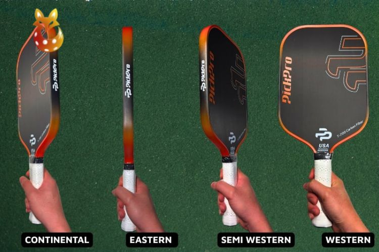 Kiểu cầm vợt Continental Grip