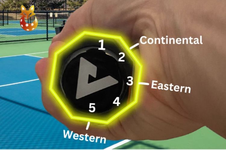 Kiểu cầm vợt Western Grip