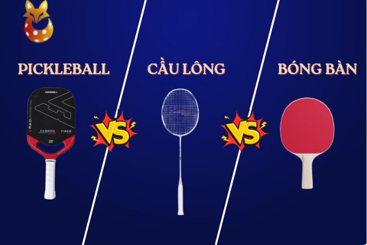 pickleball vs cầu lông