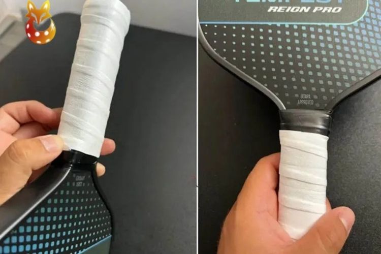 Quấn grip từ dưới lên trên